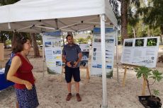 Des ateliers de reboisement à la plage de l'Hermitage.