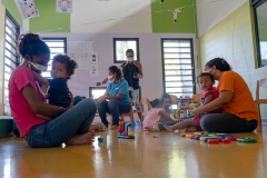 Des masques transparents distribués à la crèche SIMANGAVOLE