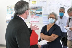 Le préfet salue le protocole sanitaire mis en place dans les piscines de Saint-Paul