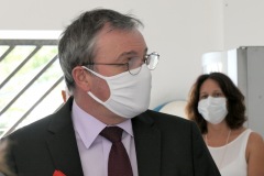 Le préfet salue le protocole sanitaire mis en place dans les piscines de Saint-Paul