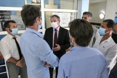 Le préfet salue le protocole sanitaire mis en place dans les piscines de Saint-Paul