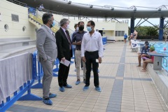 Le préfet salue le protocole sanitaire mis en place dans les piscines de Saint-Paul