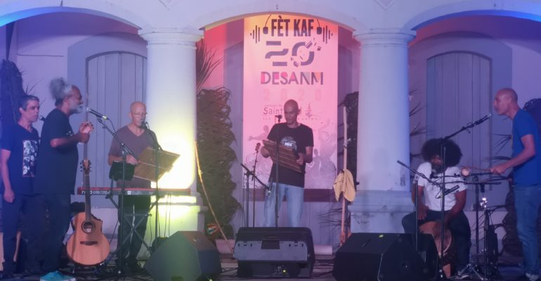 Zanmari BARÉ au concert connecté du 20 Désanm 2020 à la Maison Gran Kour